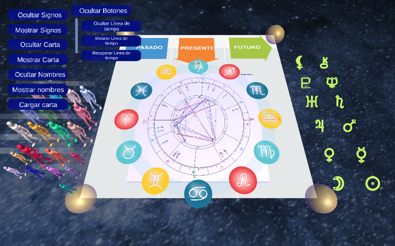 Captura de pantalla del simulador